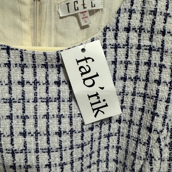 NWT TCEC tweed shorts romper - Picture 3 of 5